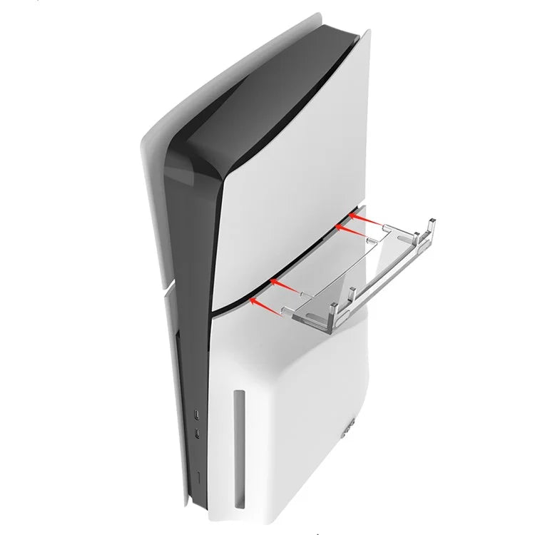 IPEGA PG-P5S036 For PS5 Slim Console Digital / Optical Drive Version Crystal Clear Horizontal Stand
