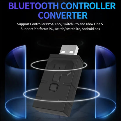 TOPWOLF HS-SW465 For Sony PS5 / PS4 / Xbox One / Switch Gaming USB Transmitter for Connecting Bluetooth