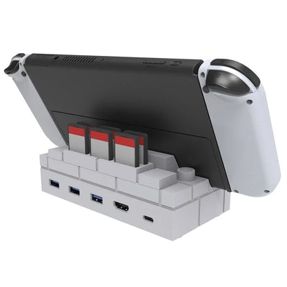 HS-SW450 For Nintendo Switch Game NGC Controller Converter Station with USB, HD Video, Type-C