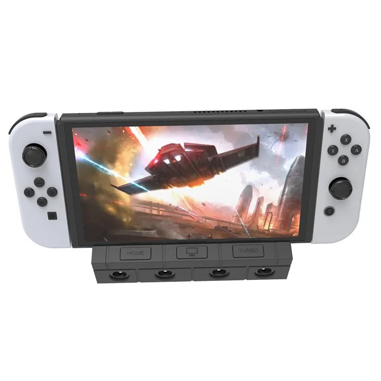 HS-SW450 For Nintendo Switch Game NGC Controller Converter Station with USB, HD Video, Type-C