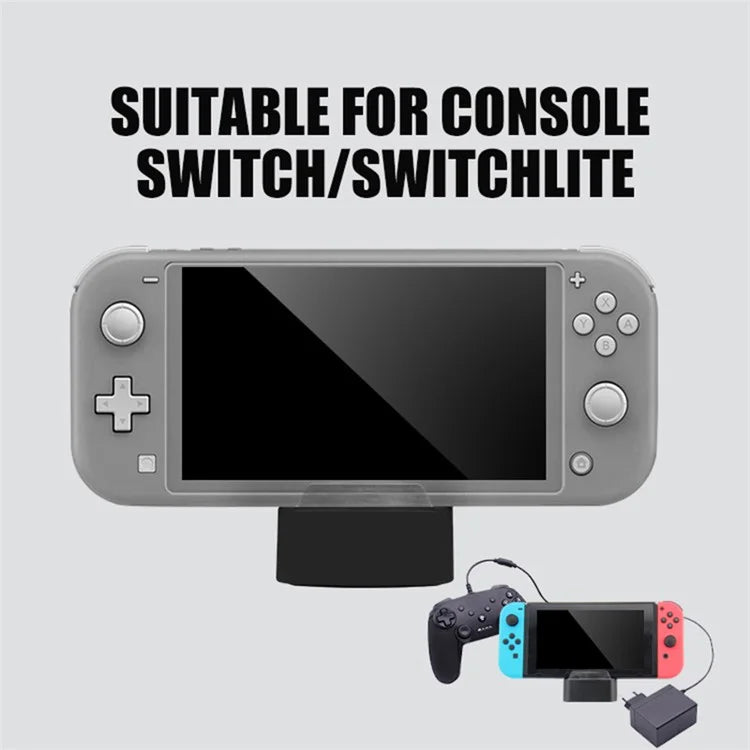 TOPWOLF HS-SW234 For Nintendo Switch / Switch Lite Projection Base USB Hub Charging Dock (1st Gen)