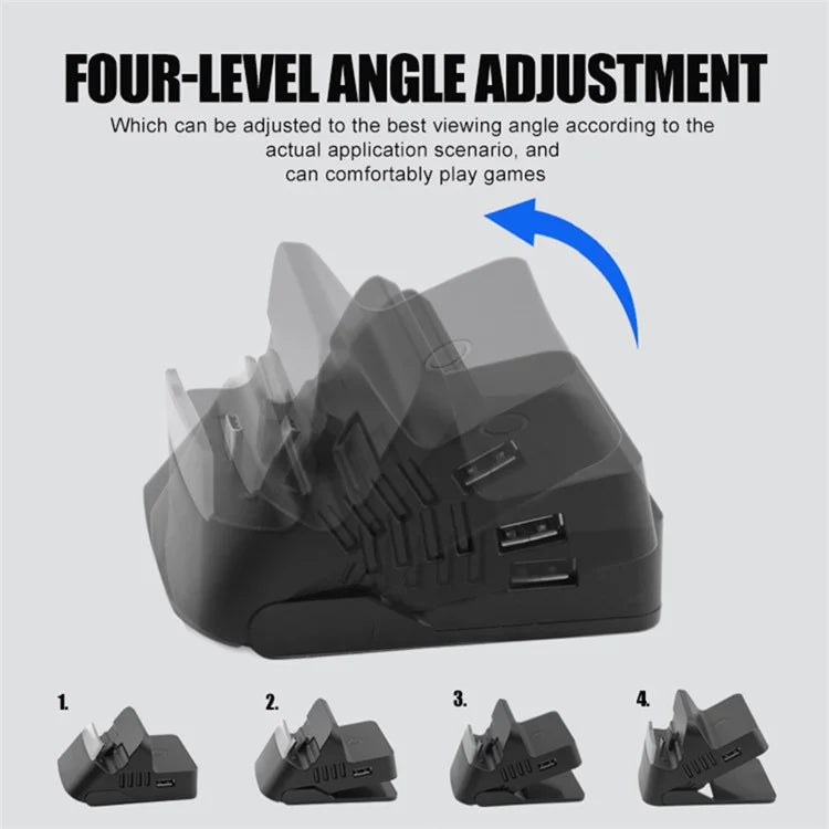 TOPWOLF HS-SW234 For Nintendo Switch / Switch Lite Projection Base USB Hub Charging Dock (1st Gen)