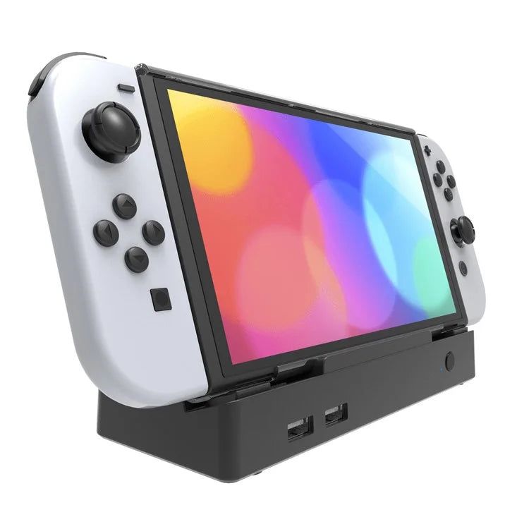 TOPWOLF HS-SW335 For Nintendo Switch / Switch OLED HD Video Screen Projection Base with RJ45 Ethernet Port