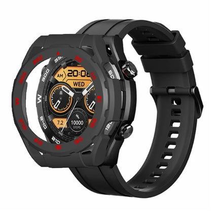 For Haylou Watch R8 Hard PC Watch Frame Case Anti-scratch Protective Cover