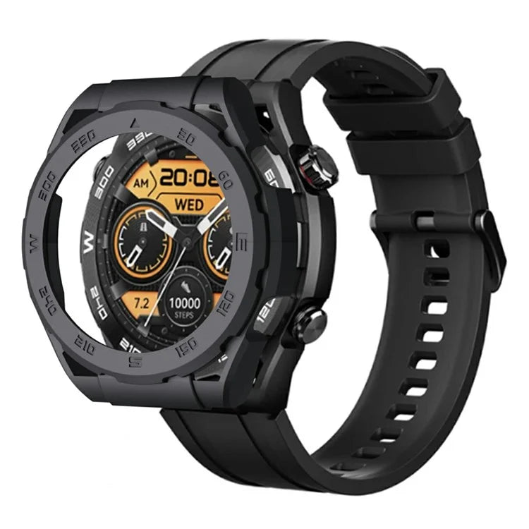 For Haylou Watch R8 Hard PC Watch Frame Case Anti-scratch Protective Cover
