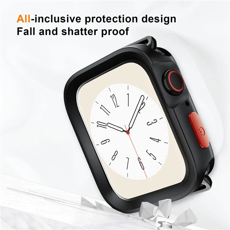For Apple Watch Series 6 / 5 / 4 / SE (2022) / SE (2023) / SE 44mm Watch Case Anti-drop Hollow TPU Watch Frame