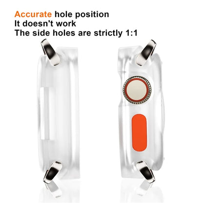 For Apple Watch Series 6 / 5 / 4 / SE (2022) / SE (2023) / SE 44mm Watch Case Anti-drop Hollow TPU Watch Frame