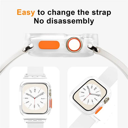 For Apple Watch Series 6 / 5 / 4 / SE (2022) / SE (2023) / SE 44mm Watch Case Anti-drop Hollow TPU Watch Frame