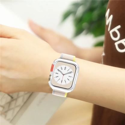 For Apple Watch Series 6 / 5 / 4 / SE (2022) / SE (2023) / SE 44mm Watch Case Anti-drop Hollow TPU Watch Frame
