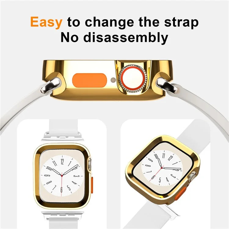 For Apple Watch Series 6 / 5 / 4 / SE (2022) / SE (2023) / SE 44mm Watch Case Anti-drop Hollow TPU Watch Frame