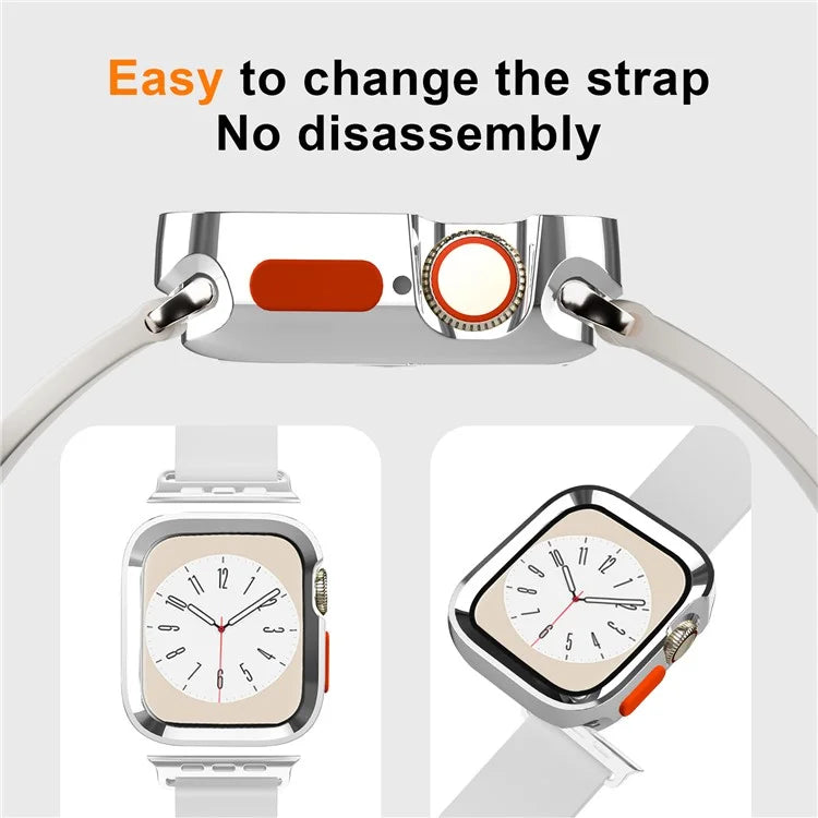 For Apple Watch Series 6 / 5 / 4 / SE (2022) / SE (2023) / SE 44mm Watch Case Anti-drop Hollow TPU Watch Frame