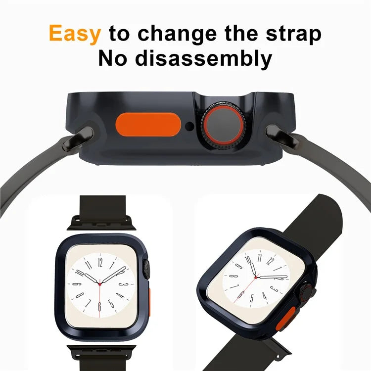 For Apple Watch Series 6 / 5 / 4 / SE (2022) / SE (2023) / SE 44mm Watch Case Anti-drop Hollow TPU Watch Frame