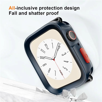 For Apple Watch Series 6 / 5 / 4 / SE (2022) / SE (2023) / SE 44mm Watch Case Anti-drop Hollow TPU Watch Frame