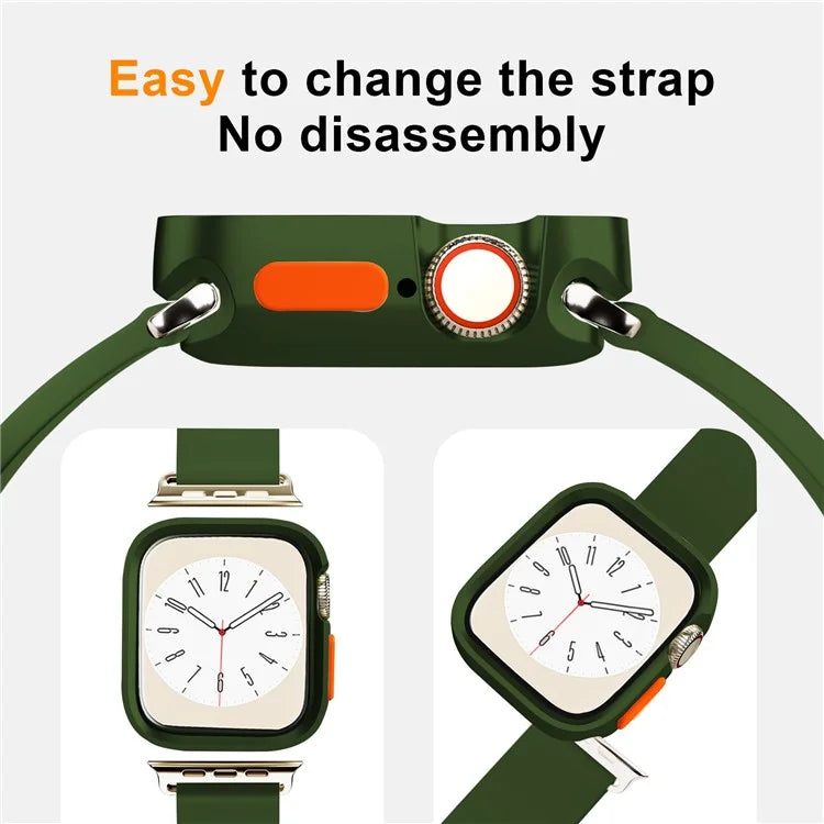 For Apple Watch Ultra 2 / Ultra 49mm Watch Case Drop-proof Hollow TPU Watch Cover