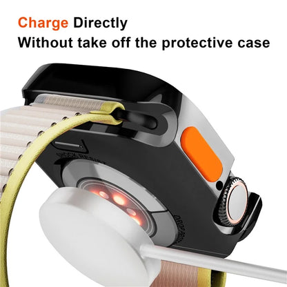 For Apple Watch Ultra 2 / Ultra 49mm Watch Case Drop-proof Hollow TPU Watch Cover