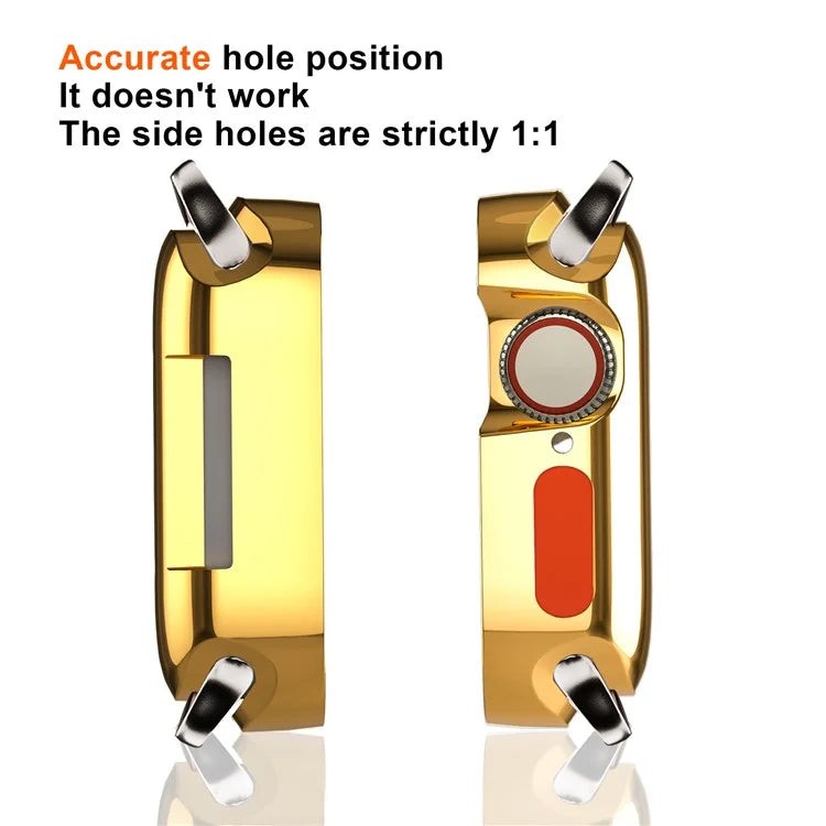 For Apple Watch Ultra 2 / Ultra 49mm Watch Case Drop-proof Hollow TPU Watch Cover