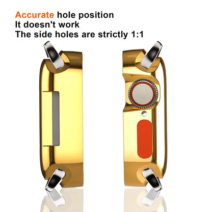 For Apple Watch Ultra 2 / Ultra 49mm Watch Case Drop-proof Hollow TPU Watch Cover