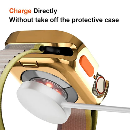 For Apple Watch Ultra 2 / Ultra 49mm Watch Case Drop-proof Hollow TPU Watch Cover
