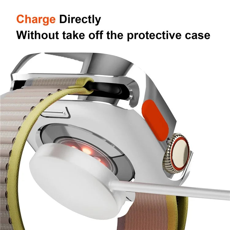 For Apple Watch Ultra 2 / Ultra 49mm Watch Case Drop-proof Hollow TPU Watch Cover