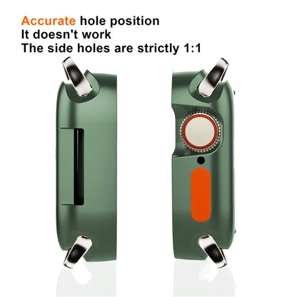 For Apple Watch Ultra 2 / Ultra 49mm Watch Case Drop-proof Hollow TPU Watch Cover