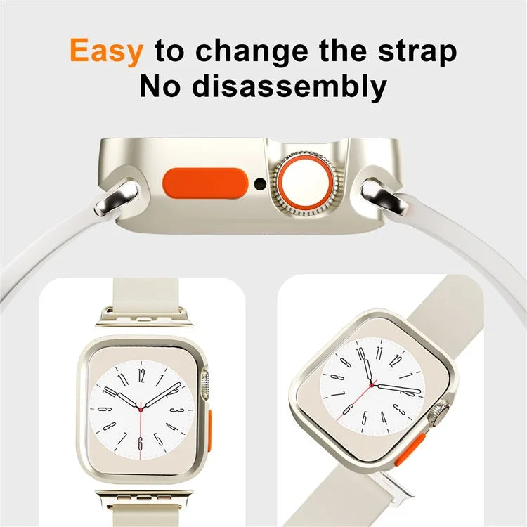 For Apple Watch Ultra 2 / Ultra 49mm Watch Case Drop-proof Hollow TPU Watch Cover