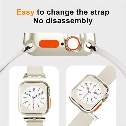 For Apple Watch Ultra 2 / Ultra 49mm Watch Case Drop-proof Hollow TPU Watch Cover