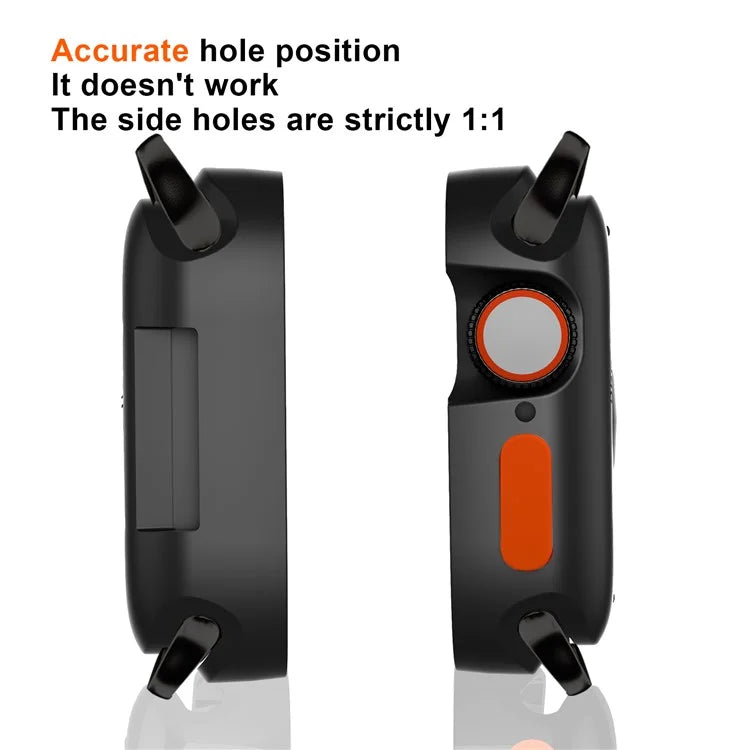 For Apple Watch Series 9 / 8 / 7 41mm Protective Case Anti-drop Half Cover TPU Watch Frame