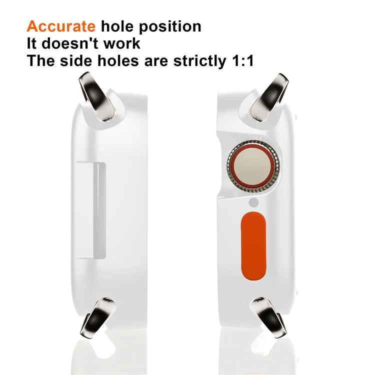 For Apple Watch Series 9 / 8 / 7 41mm Protective Case Anti-drop Half Cover TPU Watch Frame