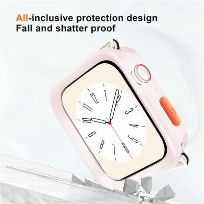 For Apple Watch Series 9 / 8 / 7 41mm Protective Case Anti-drop Half Cover TPU Watch Frame