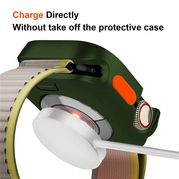For Apple Watch Series 9 / 8 / 7 41mm Protective Case Anti-drop Half Cover TPU Watch Frame