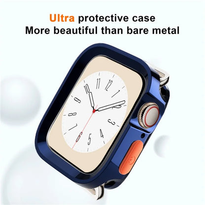 For Apple Watch Series 9 / 8 / 7 41mm Protective Case Anti-drop Half Cover TPU Watch Frame