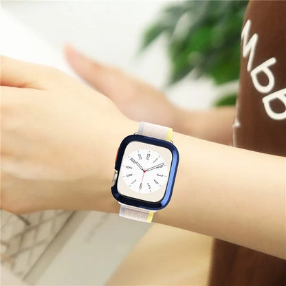 For Apple Watch Series 9 / 8 / 7 41mm Protective Case Anti-drop Half Cover TPU Watch Frame