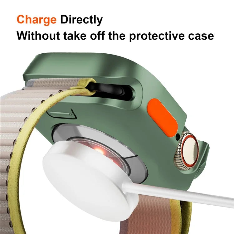 For Apple Watch Series 9 / 8 / 7 41mm Protective Case Anti-drop Half Cover TPU Watch Frame