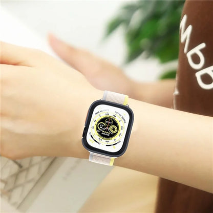 For Apple Watch Series 9 / 8 / 7 41mm Protective Case Anti-drop Half Cover TPU Watch Frame