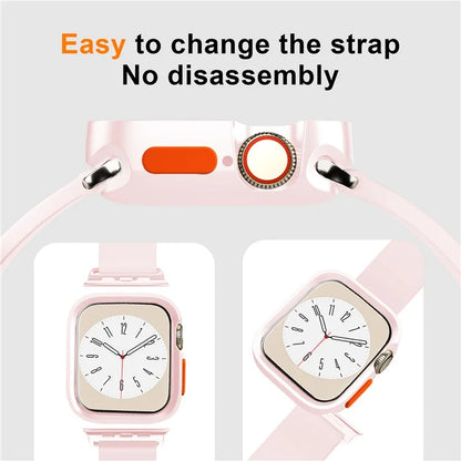For Apple Watch Series 9 / 8 / 7 45mm TPU Watch Case Drop-proof Protective Watch Frame