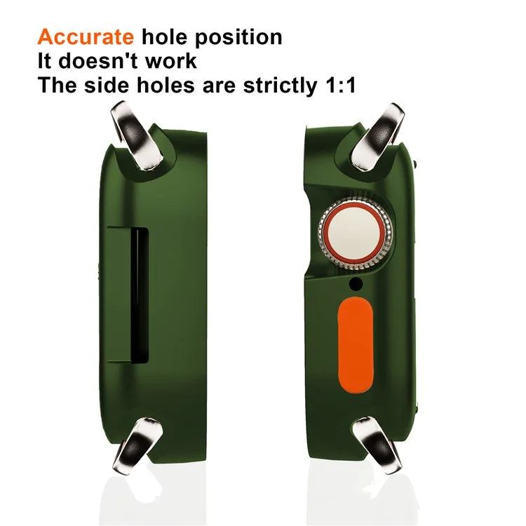 For Apple Watch Series 9 / 8 / 7 45mm TPU Watch Case Drop-proof Protective Watch Frame