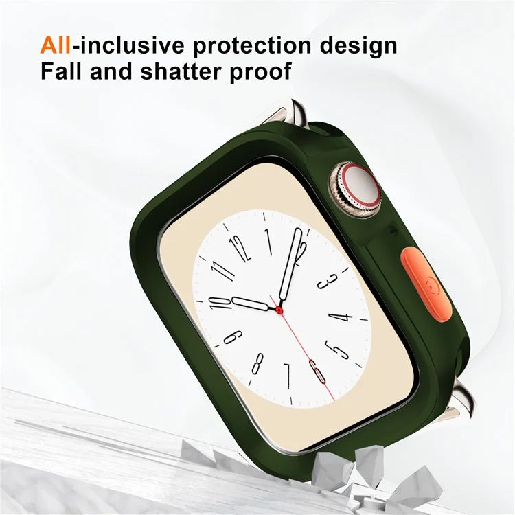 For Apple Watch Series 9 / 8 / 7 45mm TPU Watch Case Drop-proof Protective Watch Frame