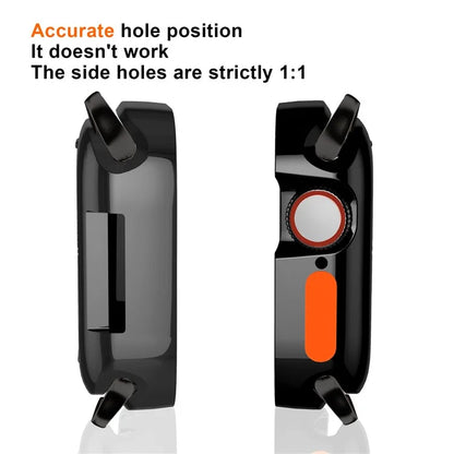 For Apple Watch Series 9 / 8 / 7 45mm TPU Watch Case Drop-proof Protective Watch Frame