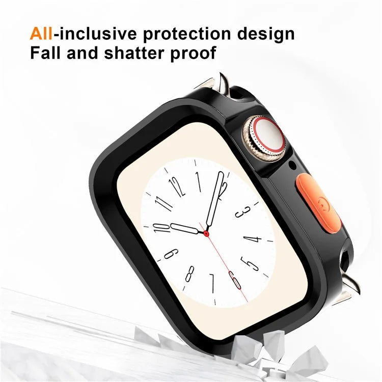 For Apple Watch Series 9 / 8 / 7 45mm TPU Watch Case Drop-proof Protective Watch Frame