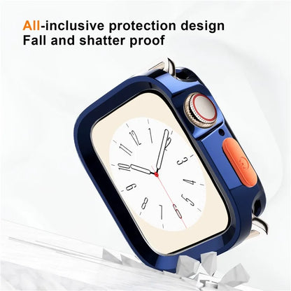 For Apple Watch Series 9 / 8 / 7 45mm TPU Watch Case Drop-proof Protective Watch Frame