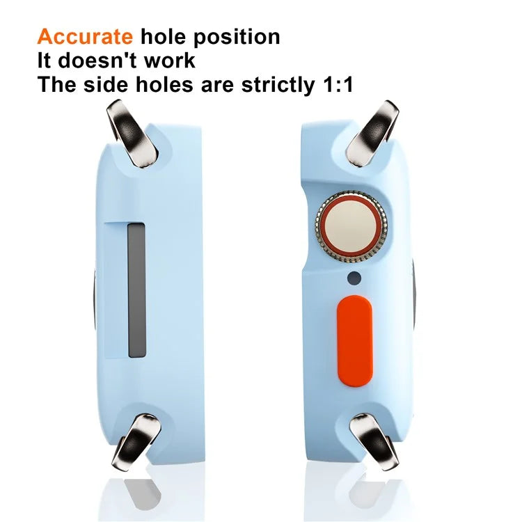 For Apple Watch Series 9 / 8 / 7 45mm TPU Watch Case Drop-proof Protective Watch Frame