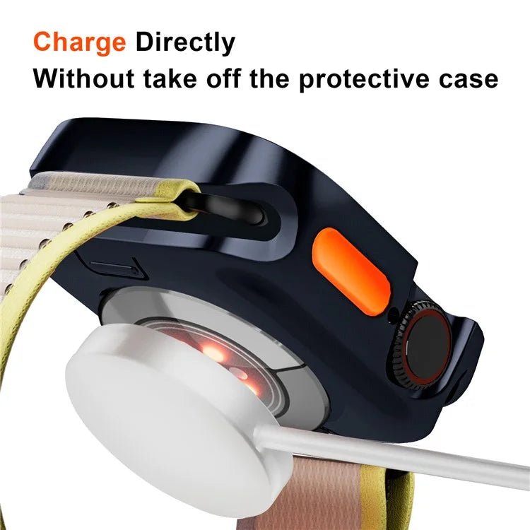 For Apple Watch Series 9 / 8 / 7 45mm TPU Watch Case Drop-proof Protective Watch Frame