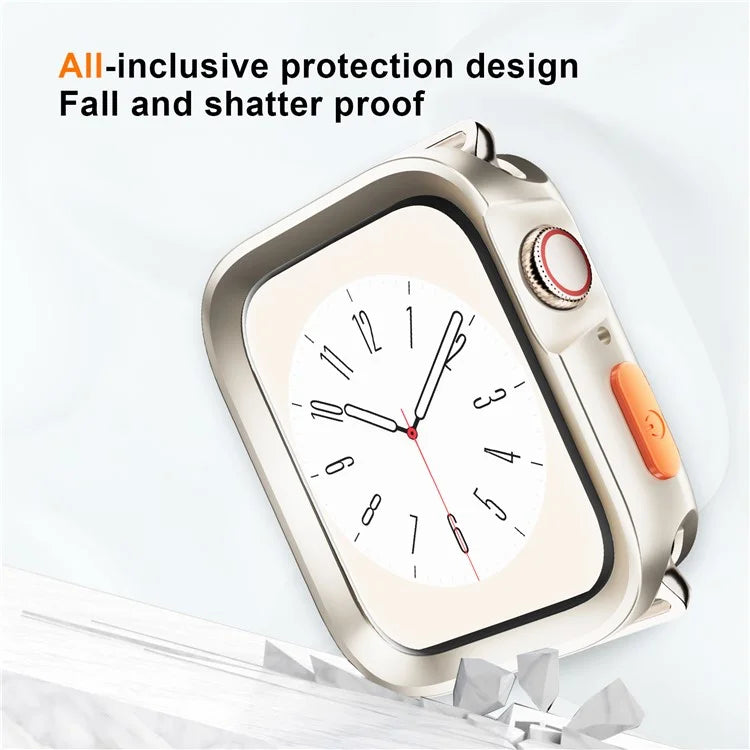 For Apple Watch Series 9 / 8 / 7 45mm TPU Watch Case Drop-proof Protective Watch Frame