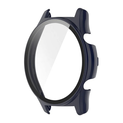For Honor Watch GS 4 Smartwatch Frame Cover Hard PC Case with Tempered Glass Screen Film