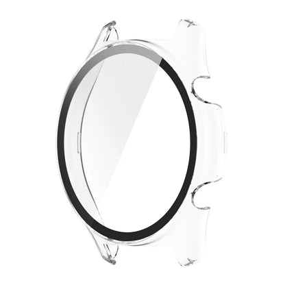 For Honor Watch GS 4 Smartwatch Frame Cover Hard PC Case with Tempered Glass Screen Film