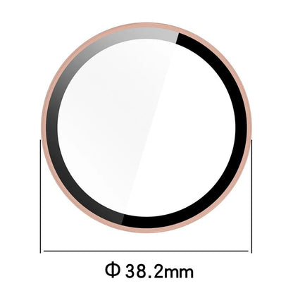 For Garmin Lily 2 Hard PC Watch Protection Case Cover with Tempered Glass Screen Film