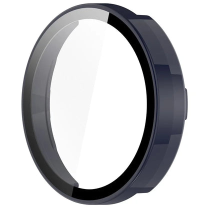 For Garmin Lily 2 Hard PC Watch Protection Case Cover with Tempered Glass Screen Film