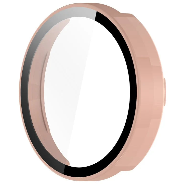 For Garmin Lily 2 Hard PC Watch Protection Case Cover with Tempered Glass Screen Film