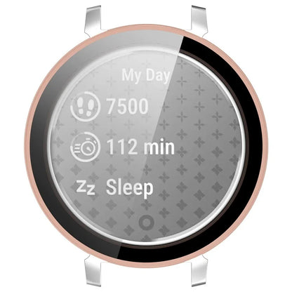 For Garmin Lily 2 Hard PC Watch Protection Case Cover with Tempered Glass Screen Film