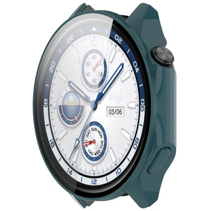 For Oppo Watch X / Watch 2 46mm Drop Protection PC Watch Frame Cover with Tempered Glass Screen Film